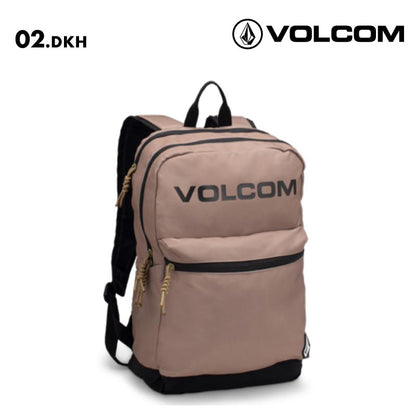 VOLCOM/ボルコム メンズ バックパック SchoolBackpack 2024 FALL VMXX001MEA リュック 通勤 通学 デイパック バッグ 鞄 サイドスリップポケット フロントポケット ロゴ 男性用 男性用