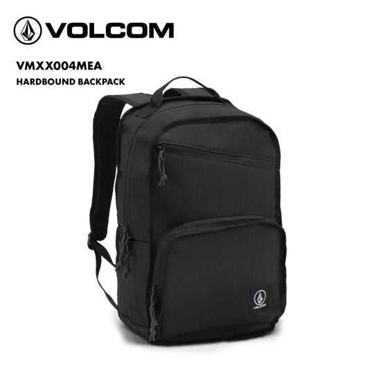 VOLCOM/ボルコム メンズ バックパック HARDBOUND BACKPACK 2024 FALL VMXX004MEA リュック 通勤 通学 デイパック バッグ 鞄 24L フロントポケット ロゴ 男性用 男性用