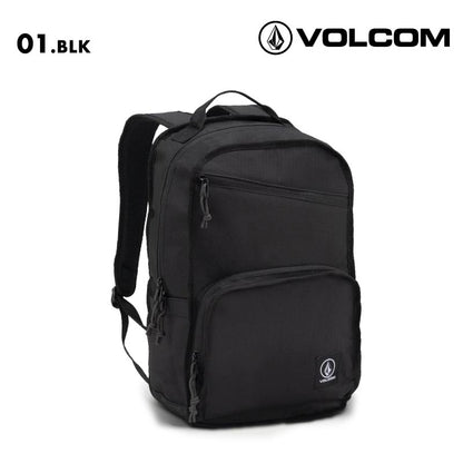 VOLCOM/ボルコム メンズ バックパック HARDBOUND BACKPACK 2024 FALL VMXX004MEA リュック 通勤 通学 デイパック バッグ 鞄 24L フロントポケット ロゴ 男性用 男性用