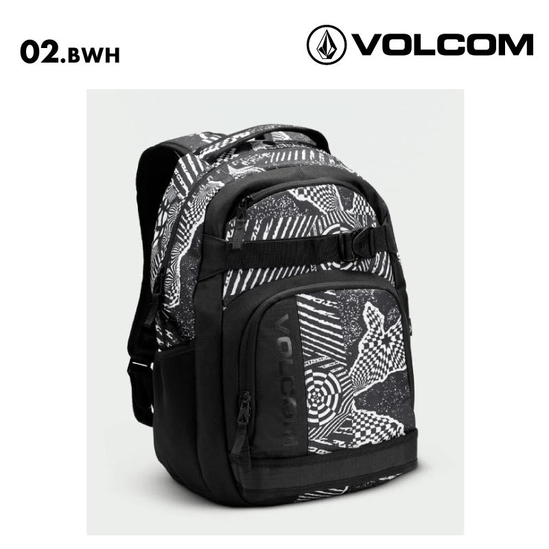 VOLCOM/ボルコム メンズ バックパック Everstone Skate Backapck 2024 FALL VMXX00DMEA リュック 通勤 通学 デイパック バッグ 鞄 23L ウォーターボトルポケット フロントポケット 男性用 男性用