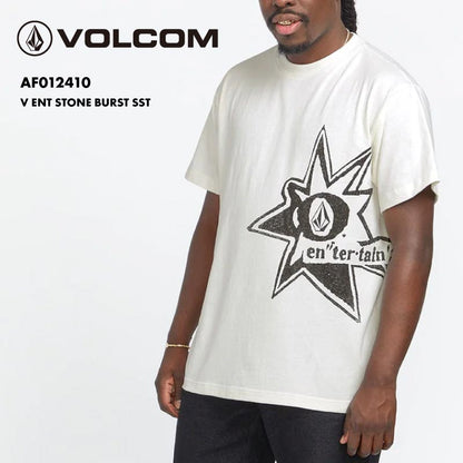 VOLCOM/ボルコム メンズ 半袖Tシャツ V ENT STONE BURST SST 2024 SPRING AF012410 プリント ロゴ オシャレ ブランド アウトドア カットソー 男性用【メール便発送 24SS-07】