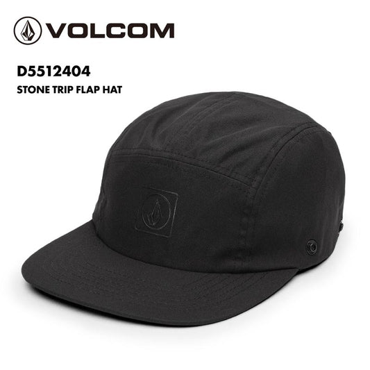 VOLCOM/ボルコム メンズ キャップ STONE TRIP FLAP HAT 2024 SPRING D5512404 帽子 ハット 2WAY 紫外線対策 ネックフラップ ネックガード アウトドア 海 シンプル ブランド 男性用