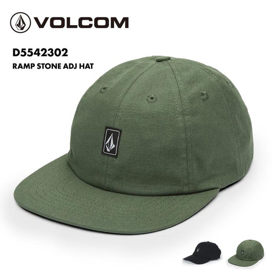 VOLCOM/ボルコム メンズ キャップ RAMP STONE ADJ HAT 2024 SPRING D5542302 帽子 ハット 紫外線対策 オシャレ アウトドア キャンプ 海 シンプル ブランド 男性用