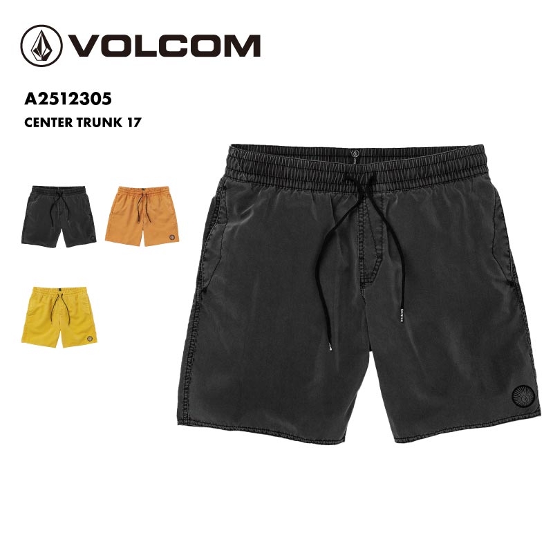 VOLCOM/ボルコム メンズ ボードショーツ CENTER TRUNK 17 2024 SPRING A2512305 サーフパンツ ショートパンツ 水着 海パン 海 ビーチ プール 海水浴 ウエスト調節 ブランド 男性用【メール便発送 24SS-07】