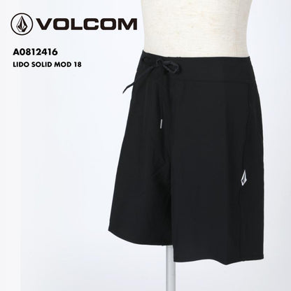 VOLCOM/ボルコム メンズ ボードショーツ LIDO SOLID MOD 18 2024 SPRING A0812416 サーフパンツ 水着 海パン 海 ビーチ プール 海水浴 シンプル ブランド 男性用【メール便発送 24SS-07】