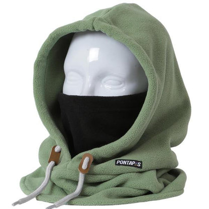 PONTAPES PONF-101 Winter Fleece Hood Warmer Snow Wear Men's Women's 