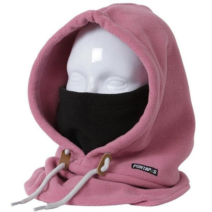 PONTAPES PONF-101 Winter Fleece Hood Warmer Snow Wear Men's Women's 