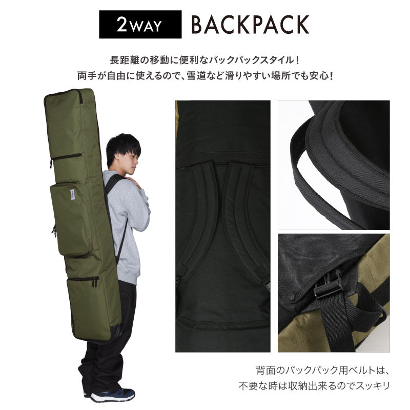 3way board case Snow wear Men's Women's PONTAPES PONBAG-131 