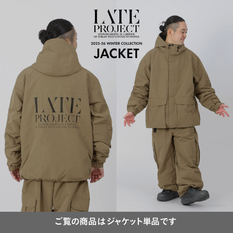 [12月中旬頃発送予定] 予約レイトプロジェクト メンズ レディース namelessage×LATE Project ジャケット単品 数量限定 ボードウェア スノボウェア スノーボード スノーウェア スキー コラボ商品 namelessage/ネームレスエイジ LATE_25