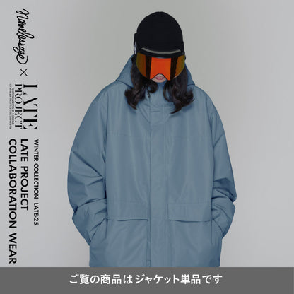 [12月中旬頃発送予定] 予約レイトプロジェクト メンズ レディース namelessage×LATE Project ジャケット単品 数量限定 ボードウェア スノボウェア スノーボード スノーウェア スキー コラボ商品 namelessage/ネームレスエイジ LATE_25