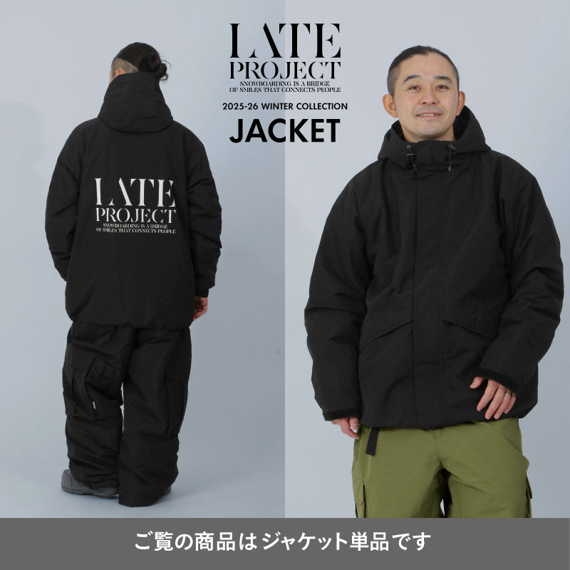 [12月中旬頃発送予定] 予約レイトプロジェクト メンズ レディース namelessage×LATE Project ジャケット単品 数量限定 ボードウェア スノボウェア スノーボード スノーウェア スキー コラボ商品 namelessage/ネームレスエイジ LATE_25