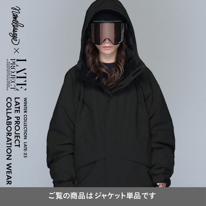 [12月中旬頃発送予定] 予約レイトプロジェクト メンズ レディース namelessage×LATE Project ジャケット単品 数量限定 ボードウェア スノボウェア スノーボード スノーウェア スキー コラボ商品 namelessage/ネームレスエイジ LATE_25