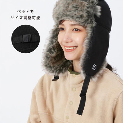 パイロットキャップ スノーボード メンズ レディース スキー 帽子 飛行帽 耳付き 耳当て 防寒 保温 雪 アウトドア namelessage/ネームレスエイジ NAMA-303