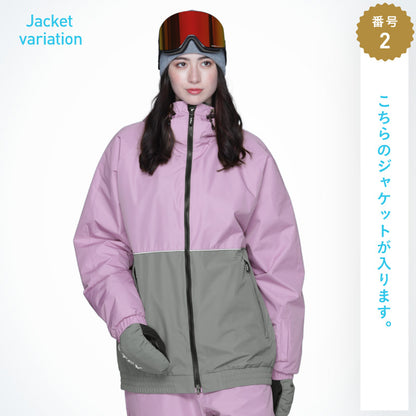 리플렉터 빅 스타일 돌먼 상하 세트 스노우 보드웨어 남성 여성 namelessage NS-35SET 