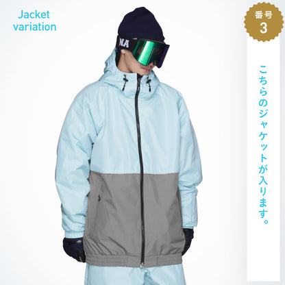 리플렉터 빅 스타일 돌먼 상하 세트 스노우 보드웨어 남성 여성 namelessage NS-35SET 