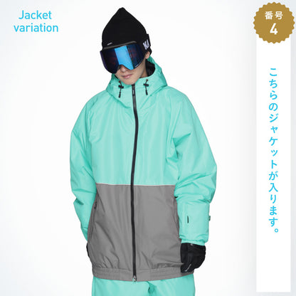 리플렉터 빅 스타일 돌먼 상하 세트 스노우 보드웨어 남성 여성 namelessage NS-35SET 