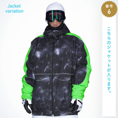 리플렉터 빅 스타일 돌먼 상하 세트 스노우 보드웨어 남성 여성 namelessage NS-35SET 