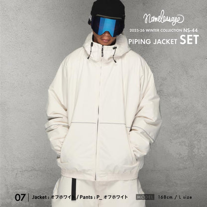 리플렉터 빅 스타일 돌먼 상하 세트 스노우 보드웨어 남성 여성 namelessage NS-35SET 