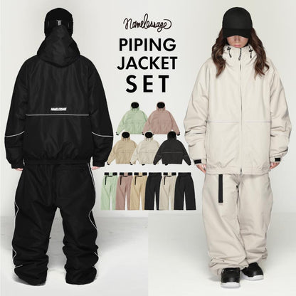 리플렉터 빅 스타일 돌먼 상하 세트 스노우 보드웨어 남성 여성 namelessage NS-35SET 