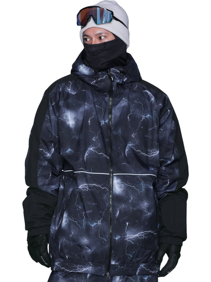 [クリアランスセール] スノーボードウェア ジャケット 単品 メンズ レディース  スキーウェア ジョガーパンツ ワイドシルエット 中綿入り 撥水 防寒 24-25モデル namelessage/ネームレスエイジ age-721