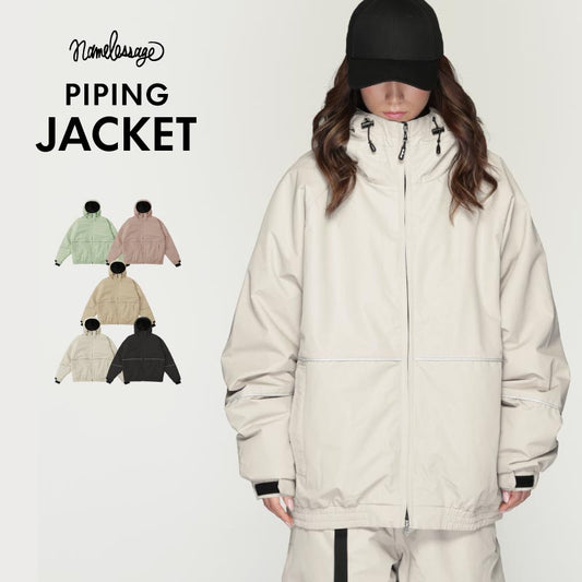 スノーボードウェア メンズ レディース ジャケット単品 ベンチレーション付き ワイドシルエット 中綿入り 防寒 撥水 防風 25-26モデル namelessage/ネームレスエイジ age-887