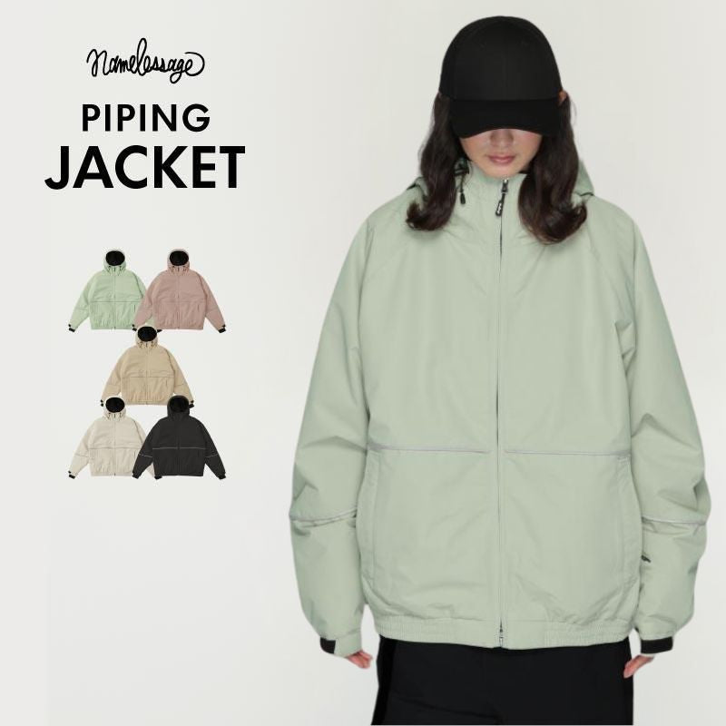 スノーボードウェア メンズ レディース ジャケット単品 ベンチレーション付き ワイドシルエット 中綿入り 防寒 撥水 防風 25-26モデル namelessage/ネームレスエイジ age-887