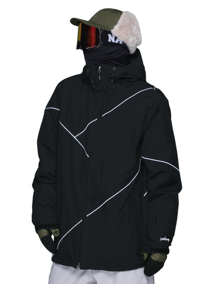 Hoodless jacket snowboard wear men's women's namelessage age-829 