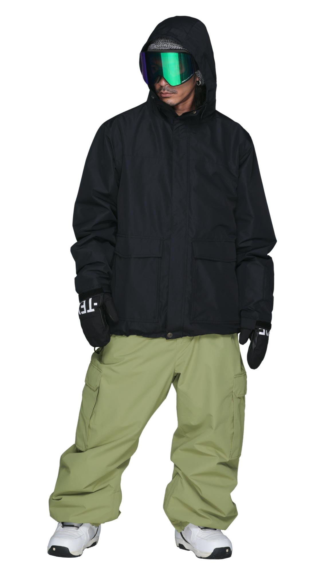 Drizzler Top and Bottom Set Snowboard Wear Men's Women's namelessage NS-39SET 