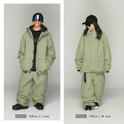 드리즐러 상하 세트 스노우 보드웨어 남성 여성 namelessage NS-39SET 