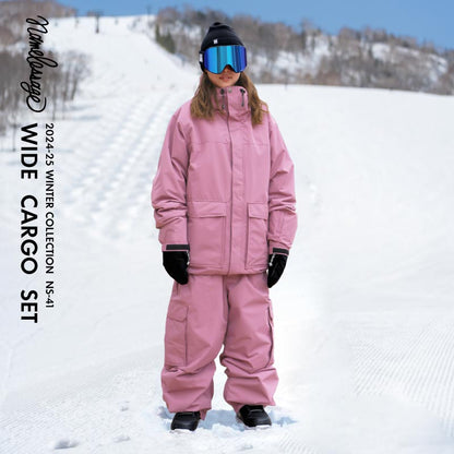 Drizzler Top and Bottom Set Snowboard Wear Men's Women's namelessage NS-39SET 