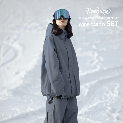 드리즐러 상하 세트 스노우 보드웨어 남성 여성 namelessage NS-39SET 