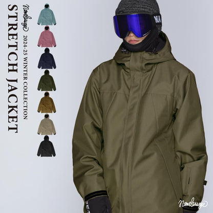 Stretch jacket snowboard wear men's women's namelessage age-775ST 