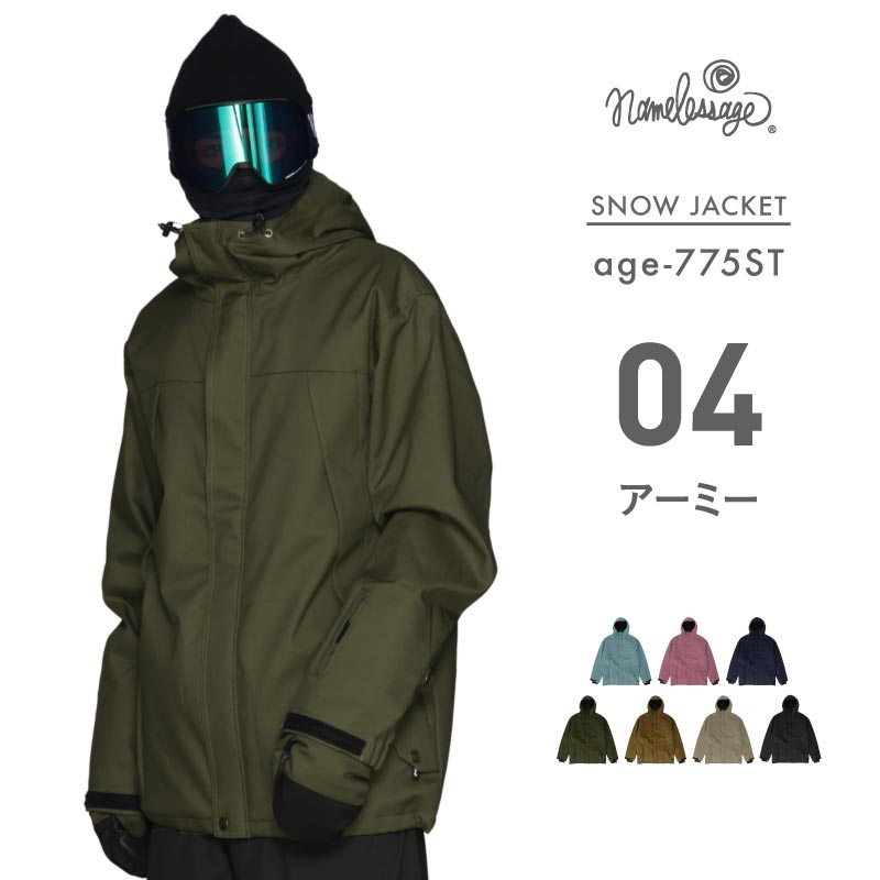 Stretch jacket snowboard wear men's women's namelessage age-775ST 