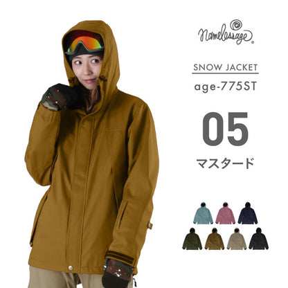 Stretch jacket snowboard wear men's women's namelessage age-775ST 