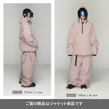 아노락 재킷 스노보드웨어 맨즈 레이디스 namelessage age-828 스노보-선생님 착용