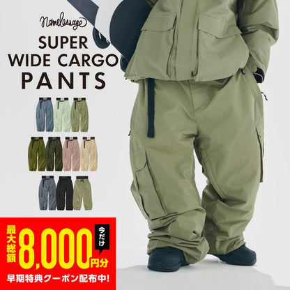 Reflector jib pants Snowboard wear Men's Women's namelessage age-741RN/age-742RN