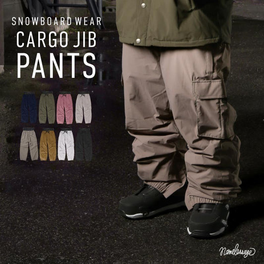 Cargo jib pants snowboard wear men's women's namelessage age-746