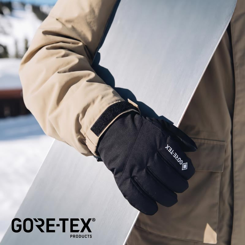 新作 11月下旬納期 ゴアテックス スノーグローブ 5本指 メンズ レディース スノーボード スノボ スキー  GORE-TEX 撥水 防風 保温 リーシュコード付 26-27 HELLOID/ヘルロイド HLG-51
