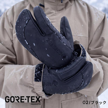 新作 11月下旬納期 ゴアテックス スノーグローブ トリガー  メンズ レディース スノーボード スノボ スキー  GORE-TEX 撥水 防風 保温 リーシュコード付 26-27 HELLOID/ヘルロイド HLG-61TR