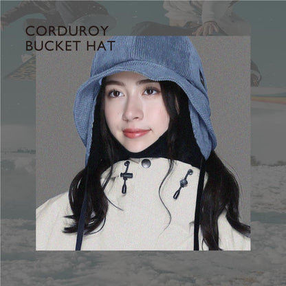 バケットハット スノーボード メンズ レディース スキー 帽子 バケハ 耳付き 耳当て 防寒 保温 雪 アウトドア namelessage/ネームレスエイジ NAMA-301 [メール便OK]