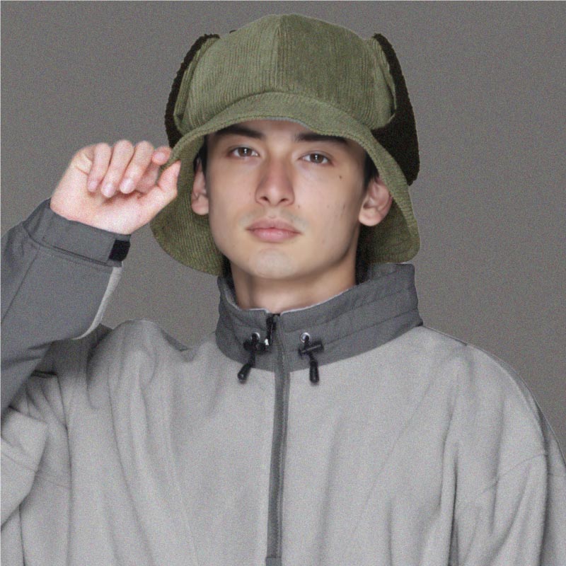 バケットハット スノーボード メンズ レディース スキー 帽子 バケハ 耳付き 耳当て 防寒 保温 雪 アウトドア namelessage/ネームレスエイジ NAMA-301 [メール便OK]