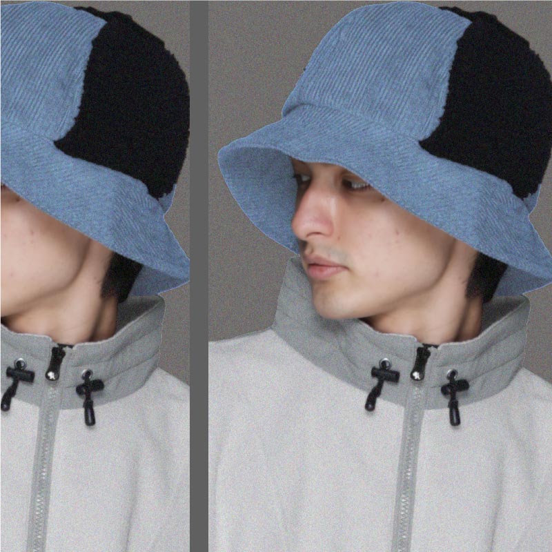 バケットハット スノーボード メンズ レディース スキー 帽子 バケハ 耳付き 耳当て 防寒 保温 雪 アウトドア namelessage/ネームレスエイジ NAMA-301 [メール便OK]