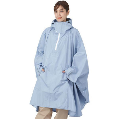 Backpack compatible pullover poncho rainwear men's women's namelessage NR-2200 