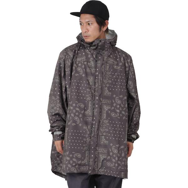 [倉庫一掃大SALE] リュック対応 フルジップポンチョ  レインウェア  レインポンチョ メンズ レディース  通勤 通学 自転車用 撥水 防水 namelessage NR-2201