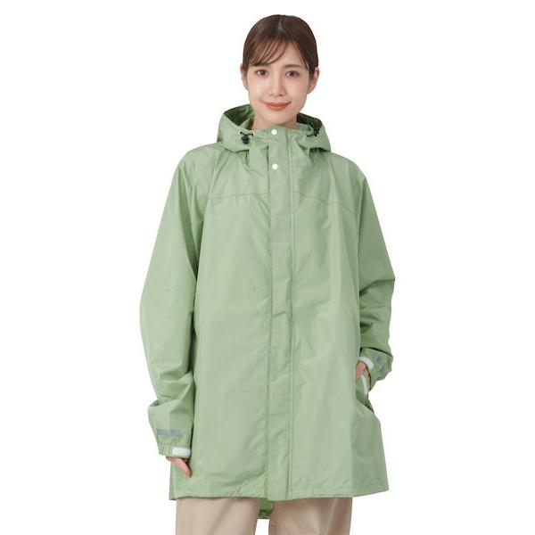 [倉庫一掃大SALE] リュック対応 フルジップポンチョ  レインウェア  レインポンチョ メンズ レディース  通勤 通学 自転車用 撥水 防水 namelessage NR-2201