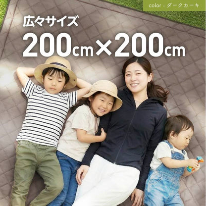 200×200 cm정사각형 퀼팅 레저 시트 전 5색 【namelessage/네임리스 에이지】{NGOS-300} 