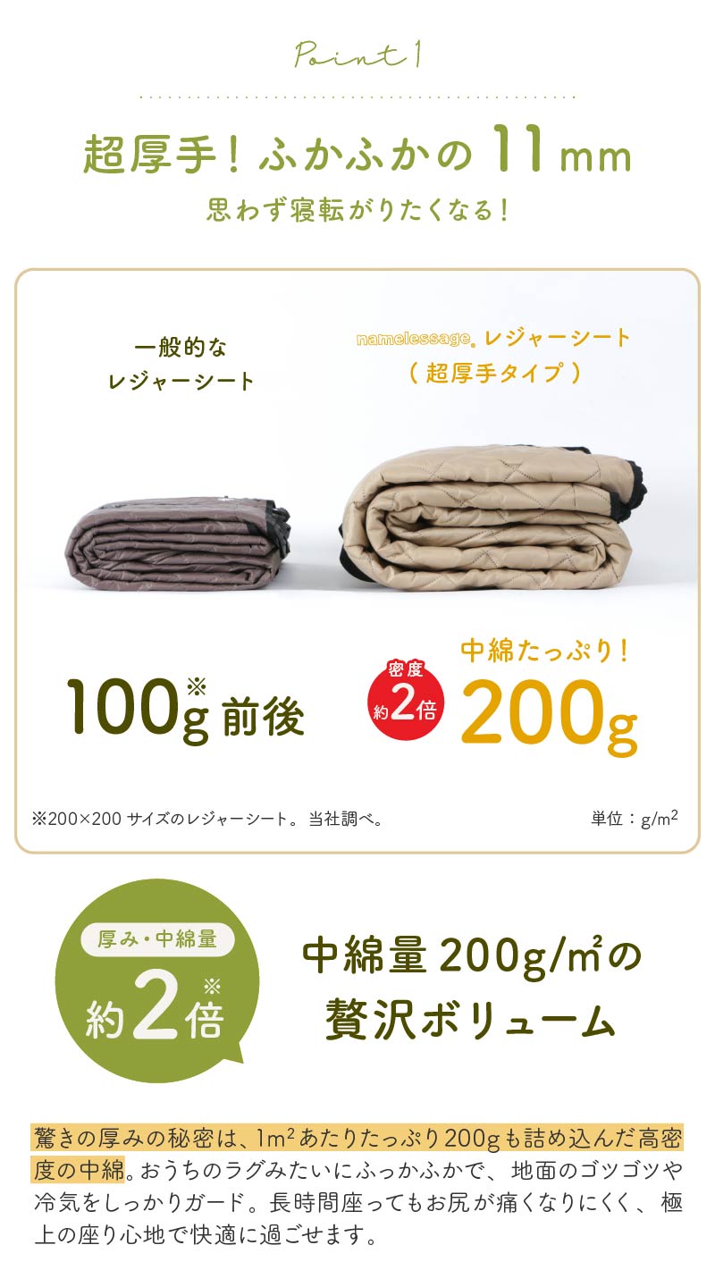 200×200 cm정사각형 퀼팅 레저 시트 전 5색 【namelessage/네임리스 에이지】{NGOS-300} 