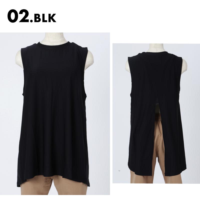 OP/オーシャンパシフィック レディース ラッシュタンクトップ BACKスリット入りタンク 2024 S/S 523475 女性用【メール便発送 24SS-11】