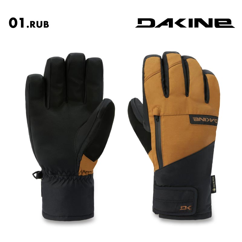 DAKINE/ダカイン メンズ GORE-TEX 5指グローブ TITAN GORE-TEX SHORT GLOVE 2024 SNOW BE237-713 スノボ スキー スノーグローブ 防寒 インナー付き シンプル 防水ジッパー 雪山 正規品 ゲレンデ 男性用