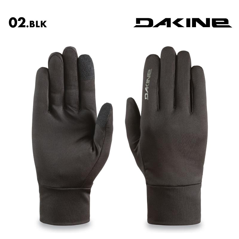 DAKINE/ダカイン メンズ インナーグローブ RAMBLER LINER 2024 SNOW BE237-728 スノボ スキー スノーグローブ 防寒 薄手 ライナーグローブ タッチパネル対応 吸湿速乾 ストレッチ 男性用【メール便発送 24FW-07】